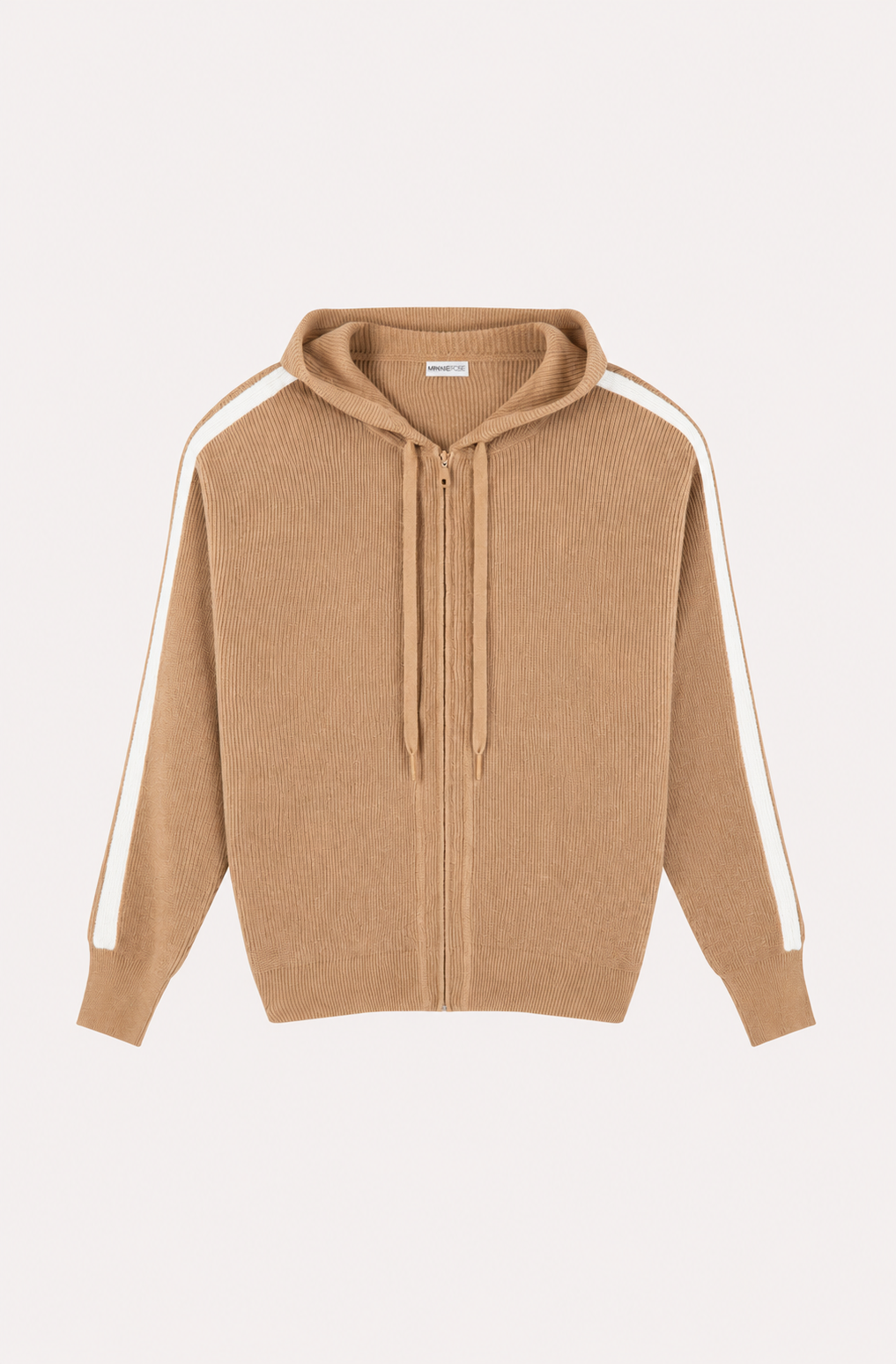 Cotton Cashmere Baby Shaker Hoodie with Tipping – Minnie Rose