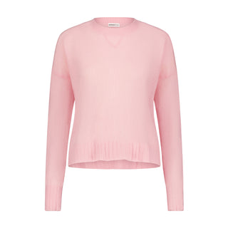 Cashmere Sport Crew - Pink Pearl