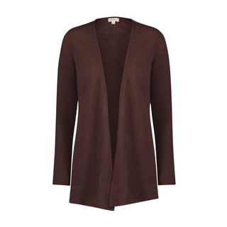 Cashmere Open Duster- Chocolate