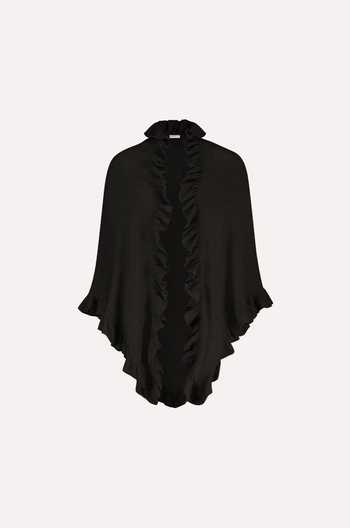 Cashmere Ruffle Shawl