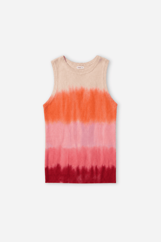 Ombre Gradient Crew Neck Tank