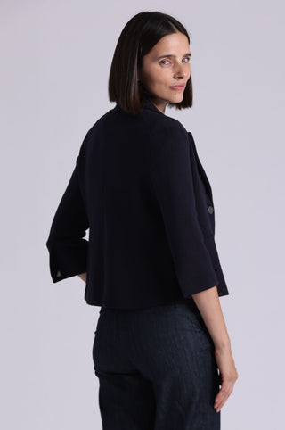 Viscose Blend Shrunken Blazer