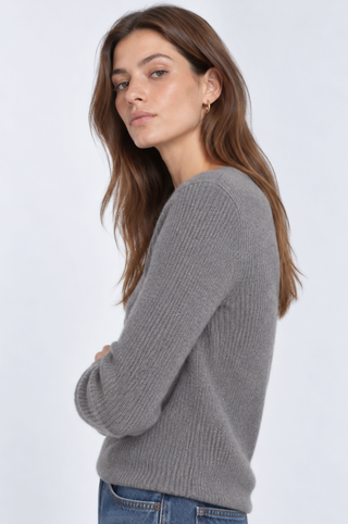 Shaker Long Sleeve Crew Neck