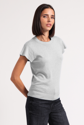 Supima Cotton Cap Sleeve Crew