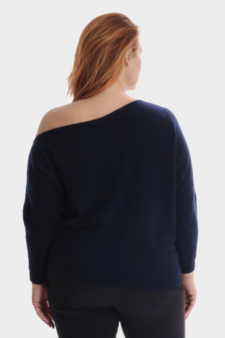 Plus Size Cashmere Off the Shoulder Top