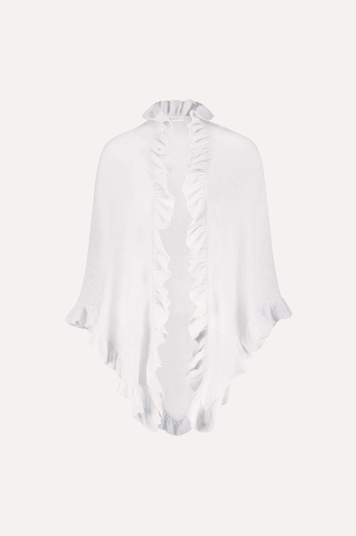 Cashmere Ruffle Shawl