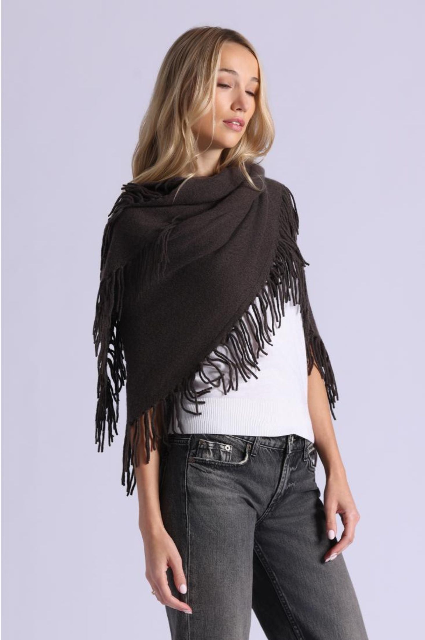 Cashmere Fringe Shawl