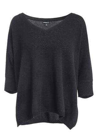 Cashmere Pow Pow Sweater - Black