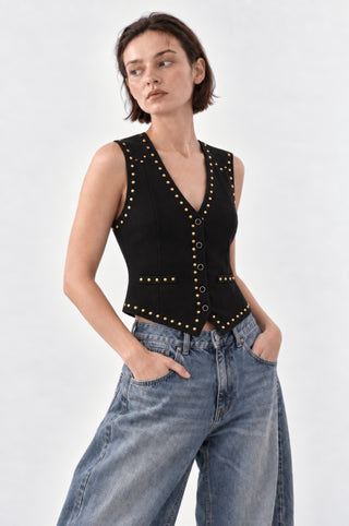 Viscose Western Vest