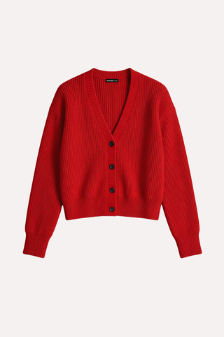 Cotton Shaker Crop Cardigan