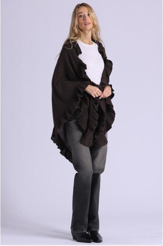 Cashmere Ruffle Shawl