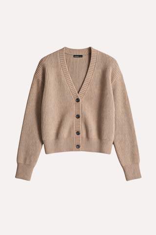 Cotton Shaker Crop Cardigan