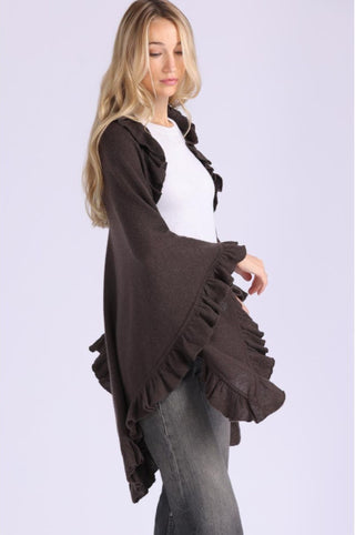 Cashmere Ruffle Shawl