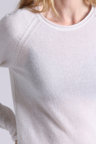 Sheer Luxury Cashmere Raglan Crew