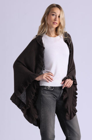 Cashmere Ruffle Shawl