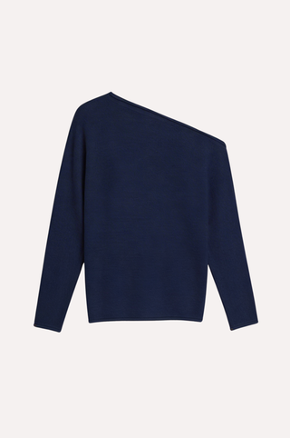 Oversized Sheer Luxury Cashmere Off The Shoulder