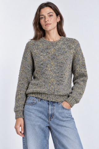 Boxy Long Sleeve Crew Neck