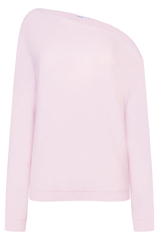 Cashmere Off the Shoulder Top - Dior Pink