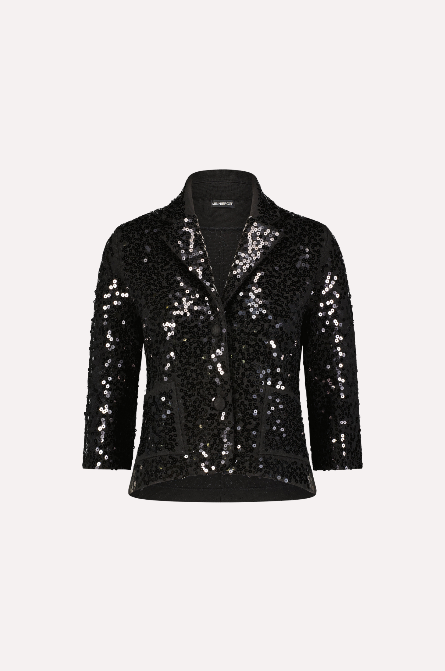 Paillette Sequin Shrunken Blazer