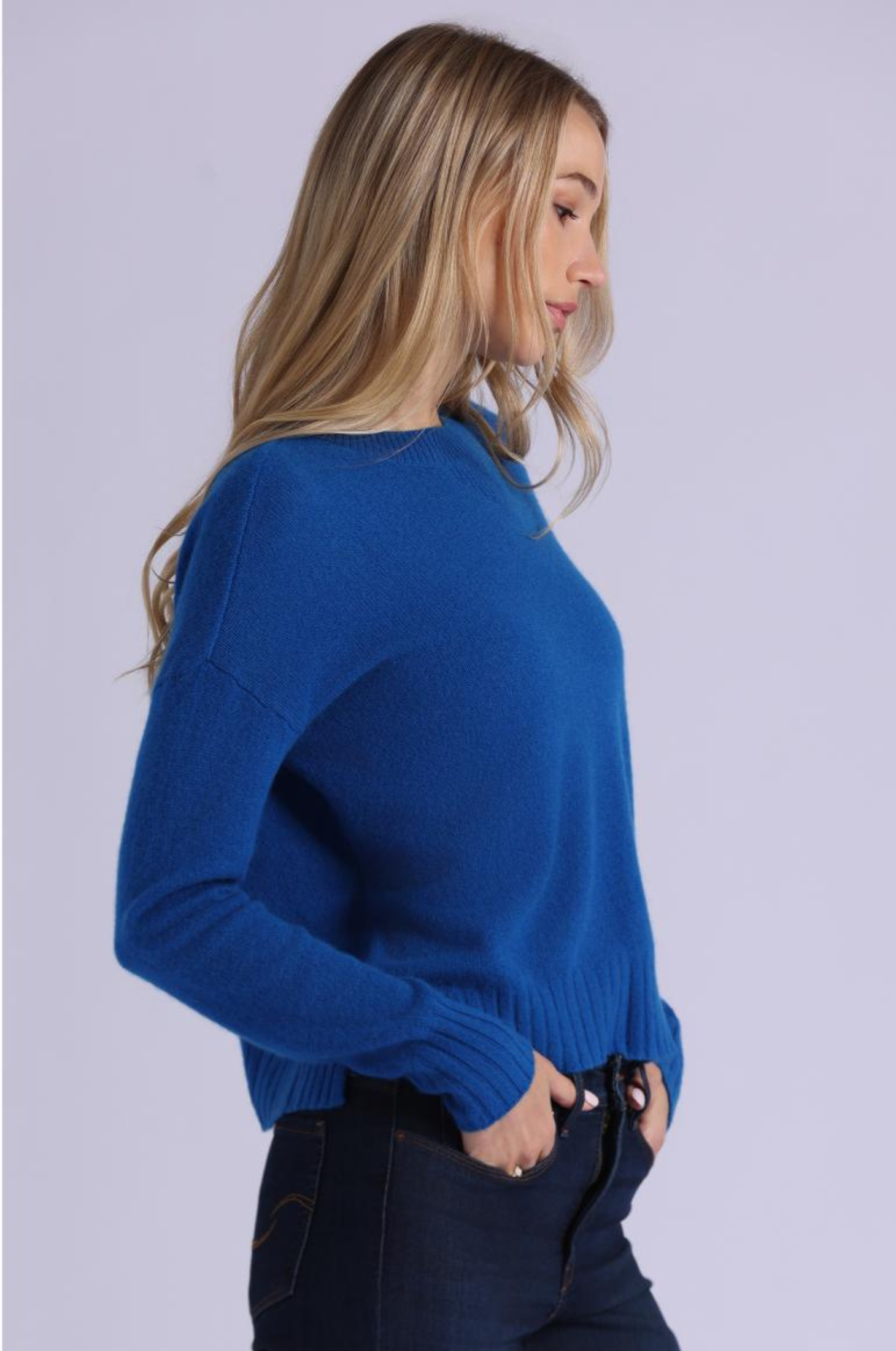 Cashmere Raglan Crew