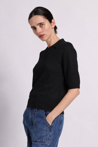 Cashmere Short Sleeve Polo