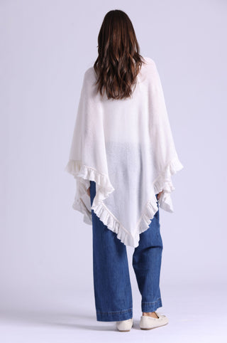 Cashmere Ruffle Shawl