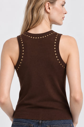 Viscose Western Embellished Tank