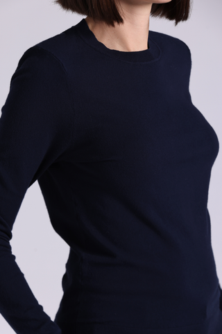 Viscose Long Sleeve Crew Neck