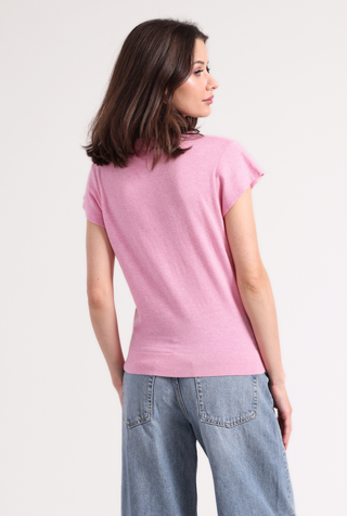 Supima Cotton Cap Sleeve Crew