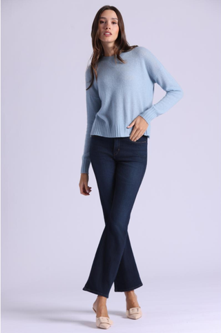 Cashmere Raglan Crew