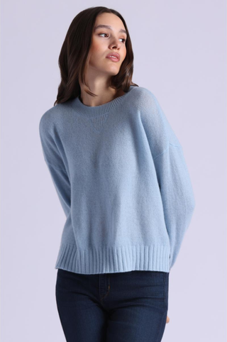 Cashmere Raglan Crew