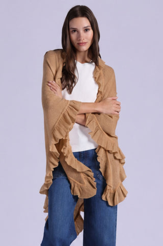Cashmere Ruffle Shawl