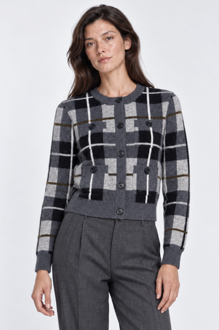 Plaid Cardigan
