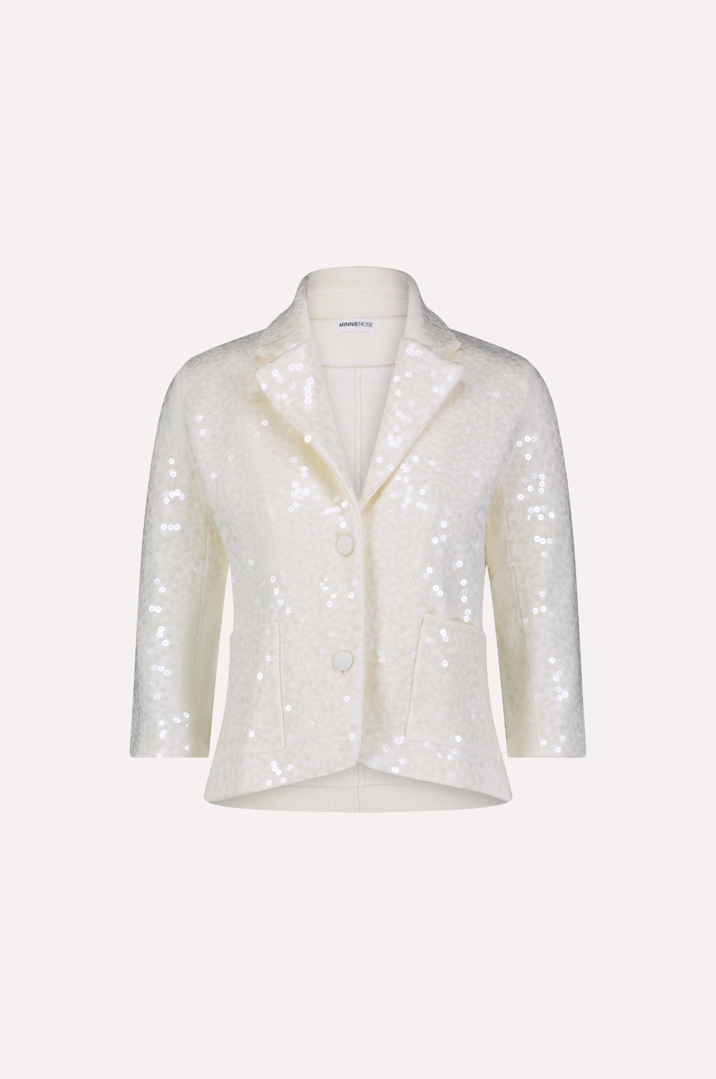 Paillette Sequin Shrunken Blazer