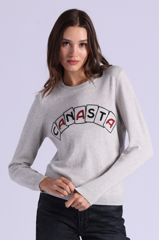 Canasta Embroidered Pullover