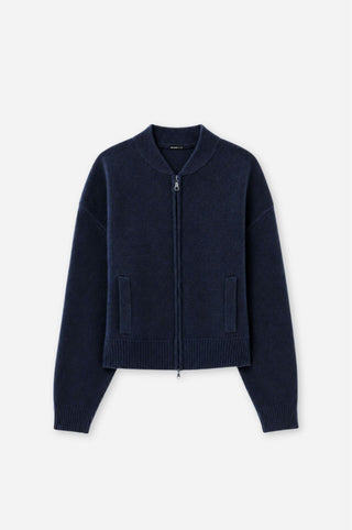 Cashmere Cropped Bomber