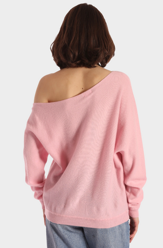 Cashmere Off The Shoulder Top