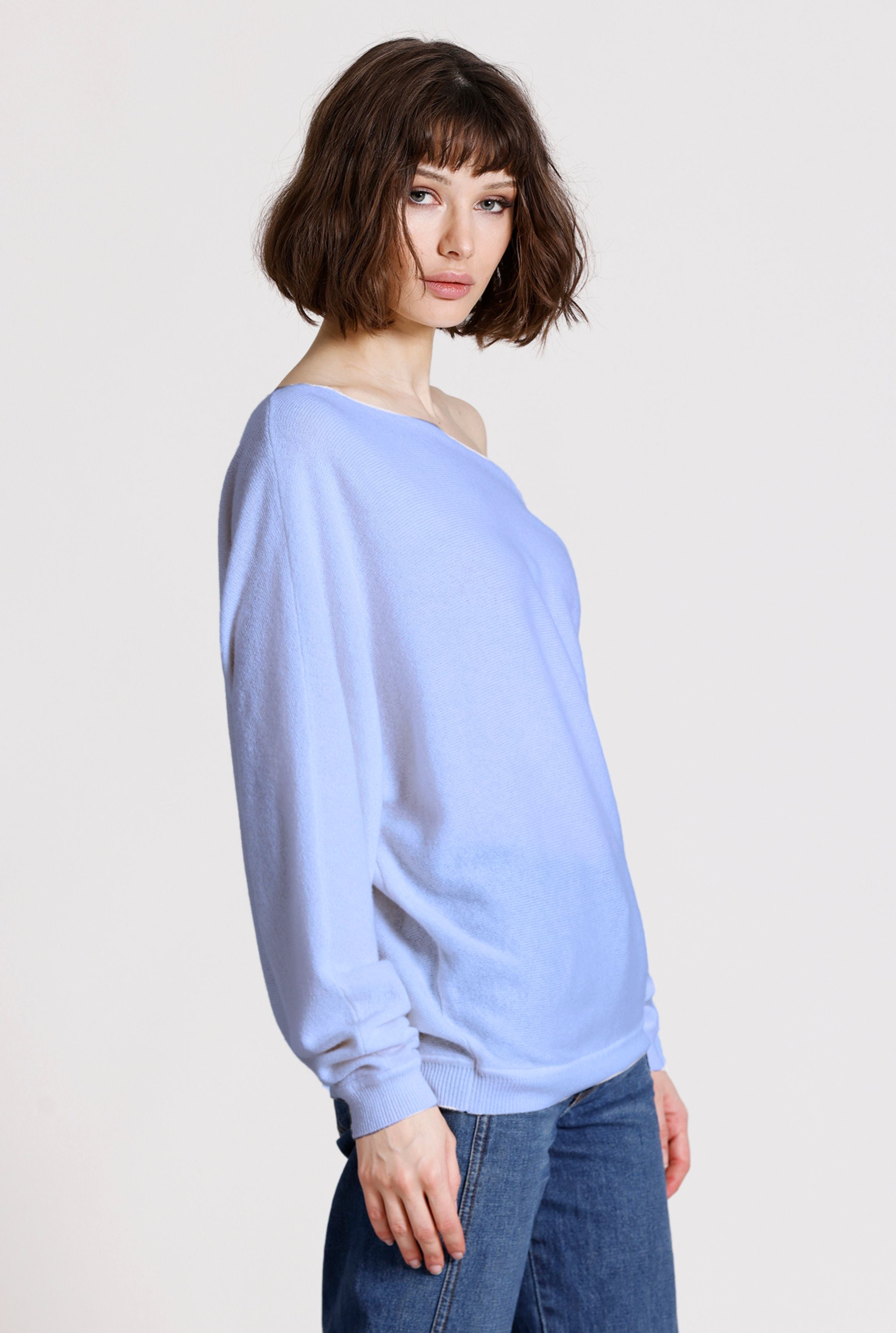 Cashmere Off The Shoulder Top