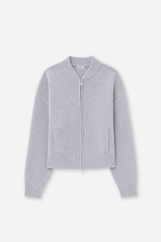 Cashmere Cropped Bomber