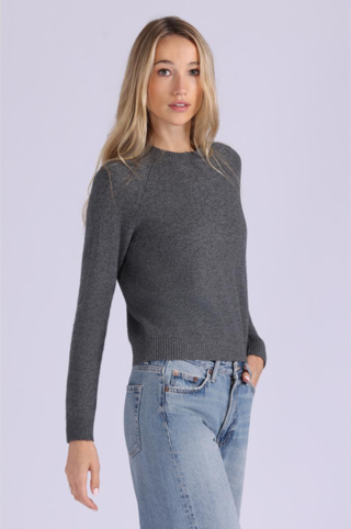 Cashmere 9gg Long Sleeve Shrunken Crew