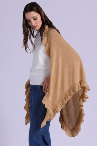 Cashmere Ruffle Shawl
