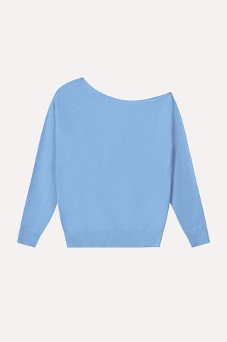 Cotton Cashmere Off The Shoulder Top