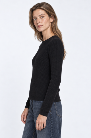 Shaker Long Sleeve Crew Neck