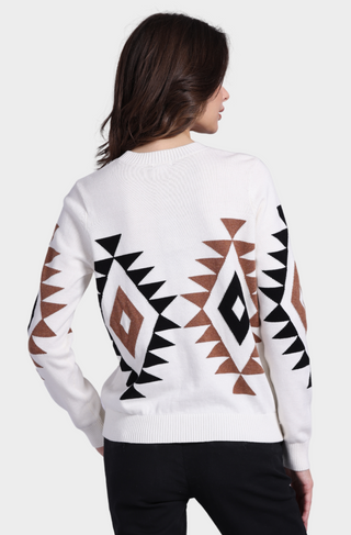 Cotton Aztec Crew Neck