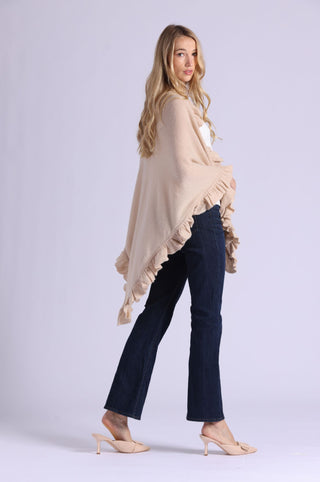 Cashmere Ruffle Shawl