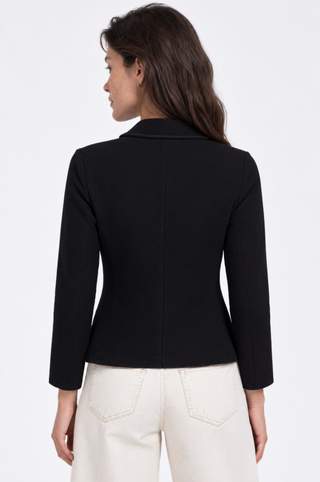 Viscose Blend Shrunken Blazer