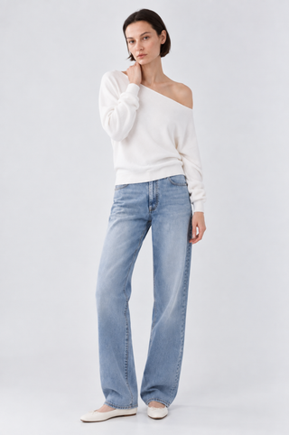 Cashmere Off The Shoulder Top