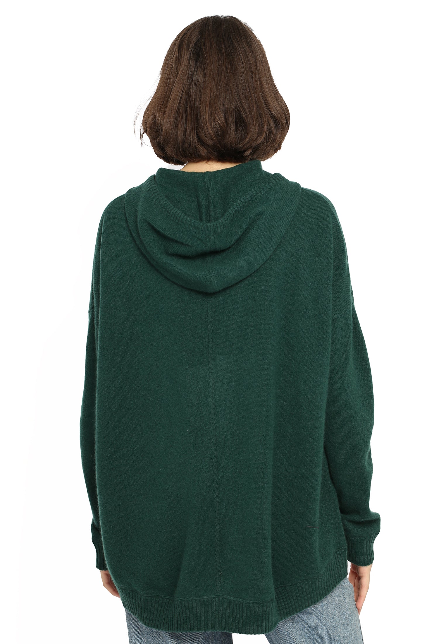 100% Cashmere Oversize Zip Hoodie – Minnie Rose