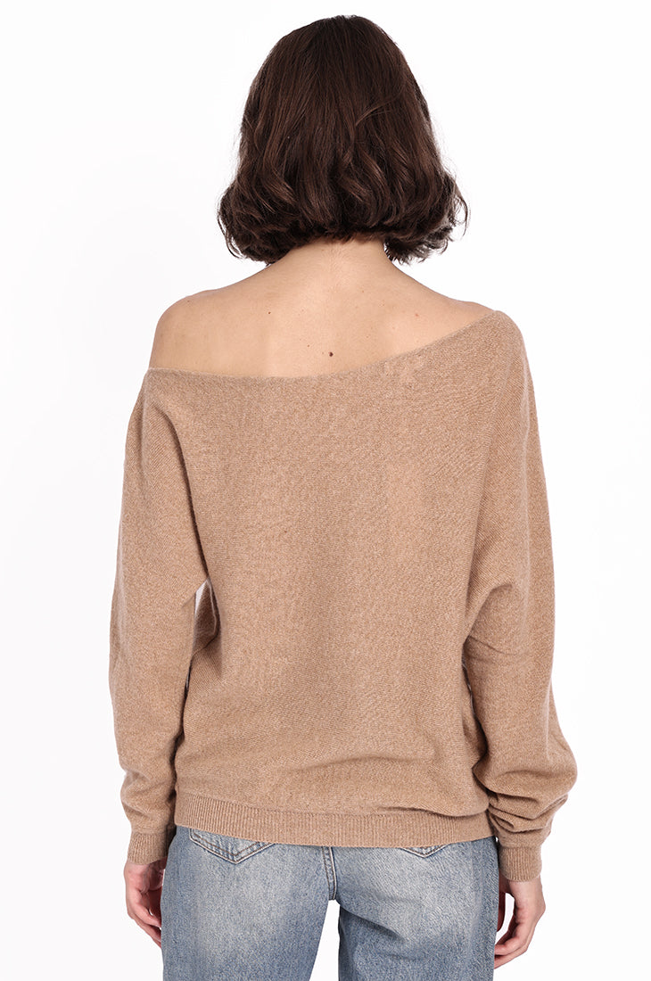 Cashmere Off The Shoulder Top