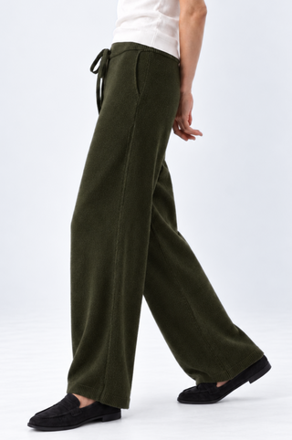 Cashmere Wide Leg Jogger